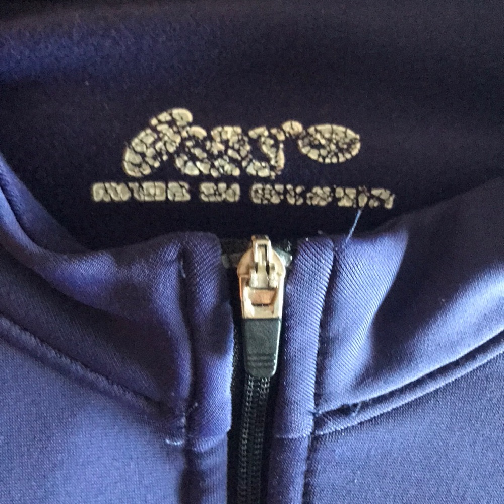 Asics Quarter Zip Pullover Mock Neck Running Jack… - image 3